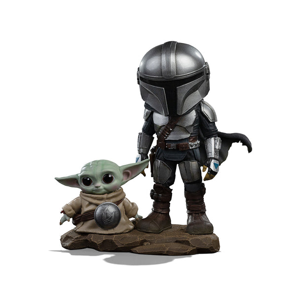 Mandalorian and Grogu Figurine - The Mandalorian - Mini Co. - The Mandalorian & Grogu