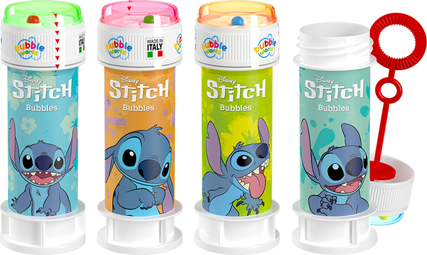 Stitch Disney Bubble Wand Set – Display of 36 x 60ml Bottles