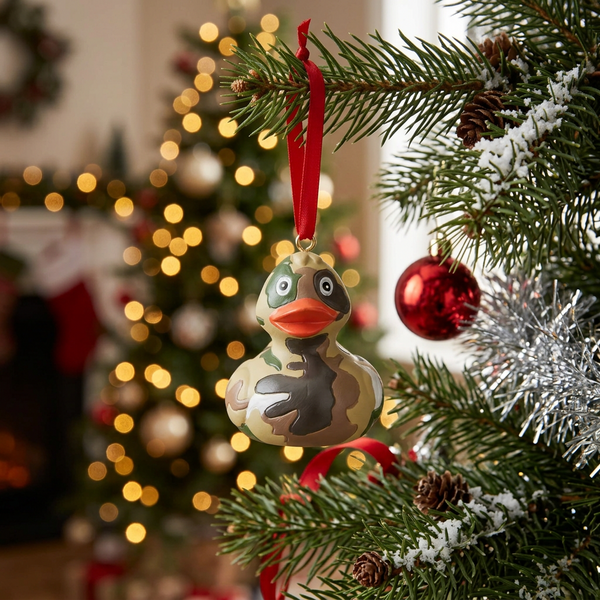 Décoration à suspendre Canard Camouflage Yarto – ornement Duck’oration