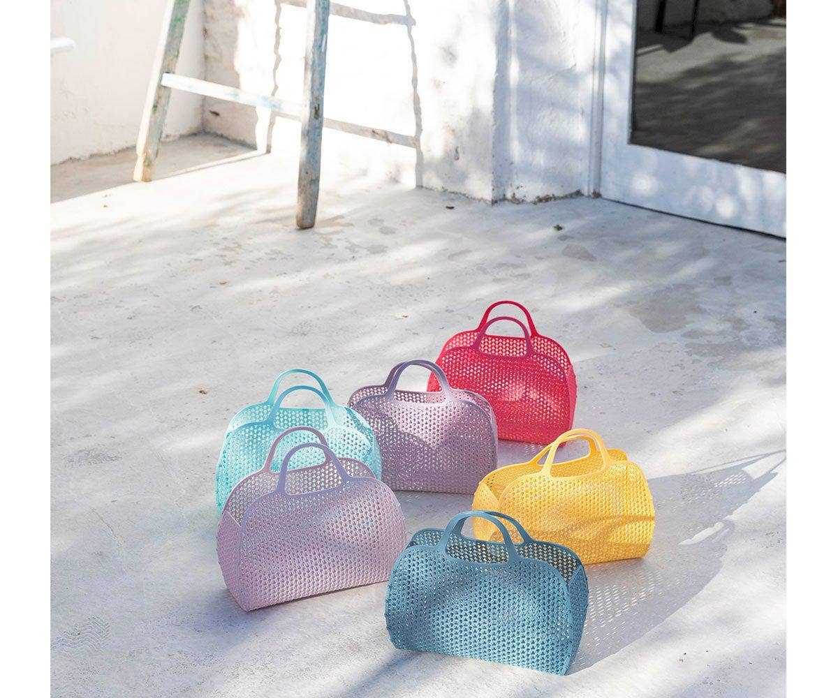 Teal Blue Vintage Retro Bag