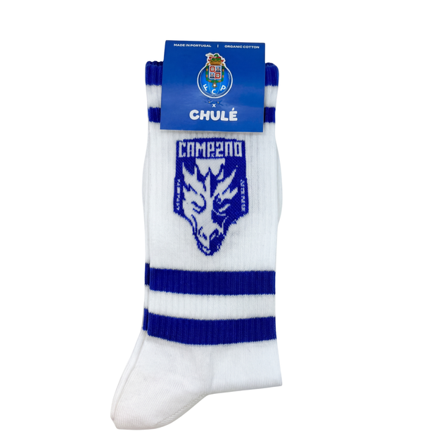 Chaussettes FC Porto « Champions 2025/2026 » – Blanc - Chulé