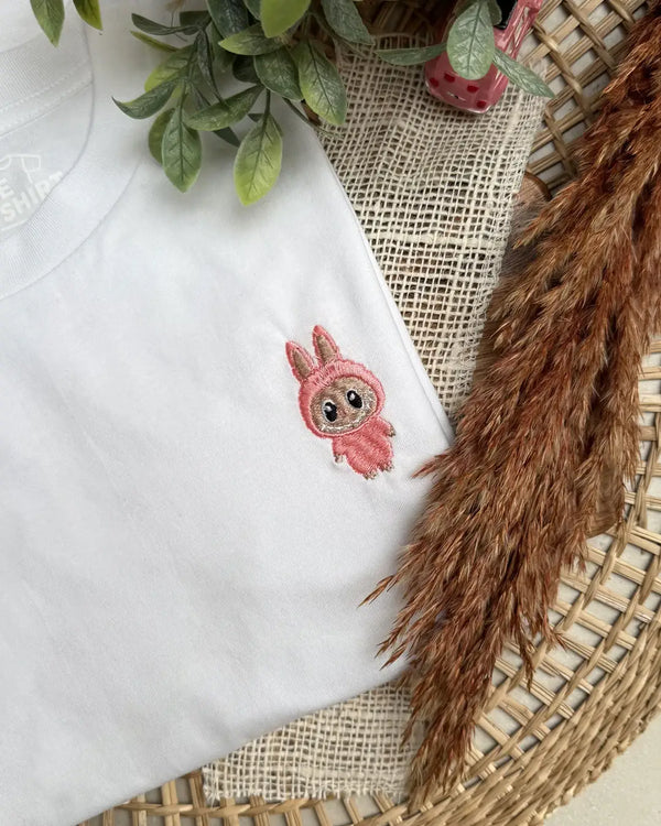 T-shirt brodé - Labubu - t-shirt brodé Juste un T-shirt