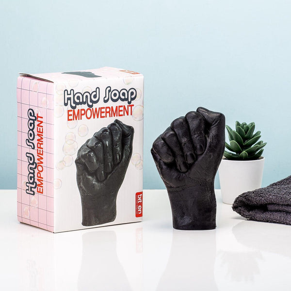 Savon Main Poing - Noir Bitten – Objet déco original