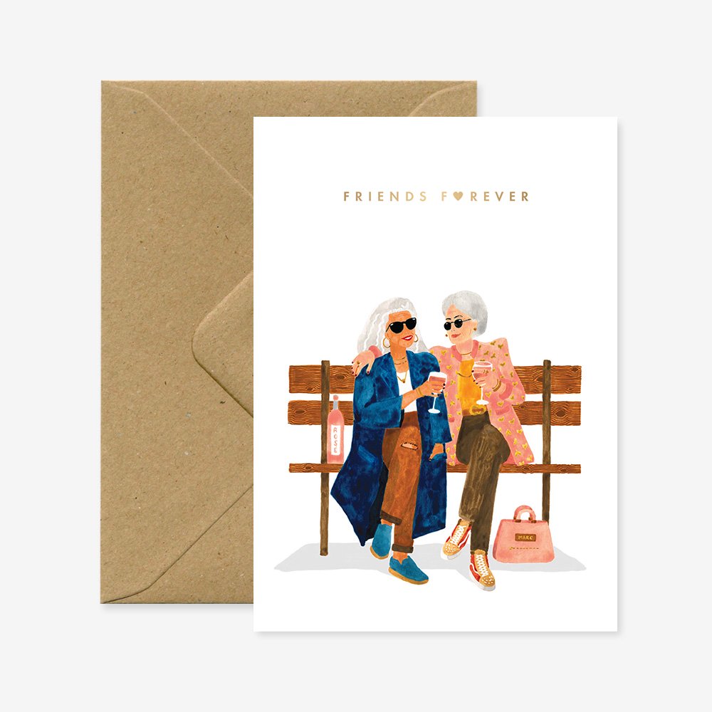 Friends forever - Carte de voeux