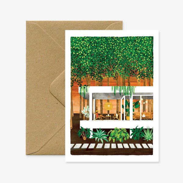 House in the Woods - Greeting Card