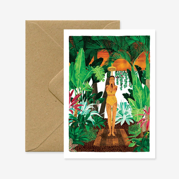 Summer shower - Carte de voeux