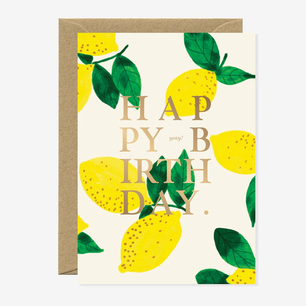 Lemon - Greeting Card
