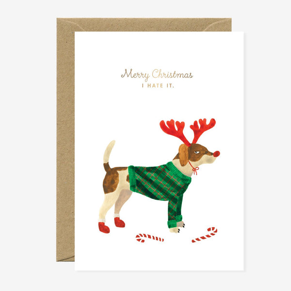 I hate it - Greeting card