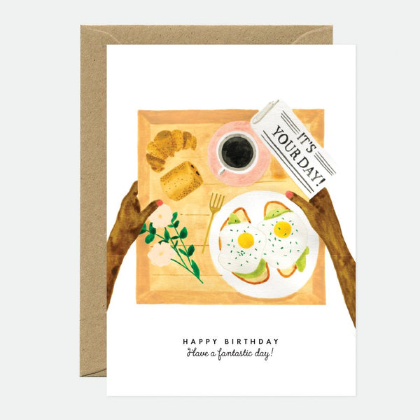 Your day breakfast - Greeting card