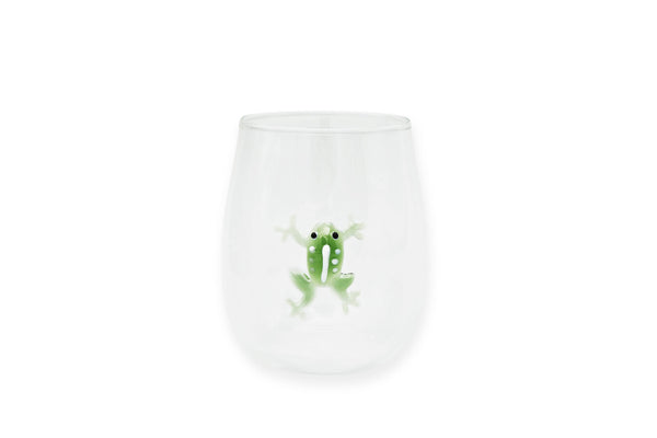 Verre Figurine Grenouille
