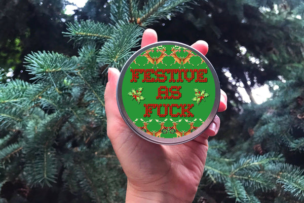 Festive as Fuck Christmas Scented Candle