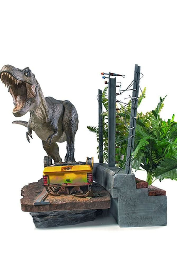 T-Rex Attack Statue (Set A) - Jurassic Park - Art Scale 1/10