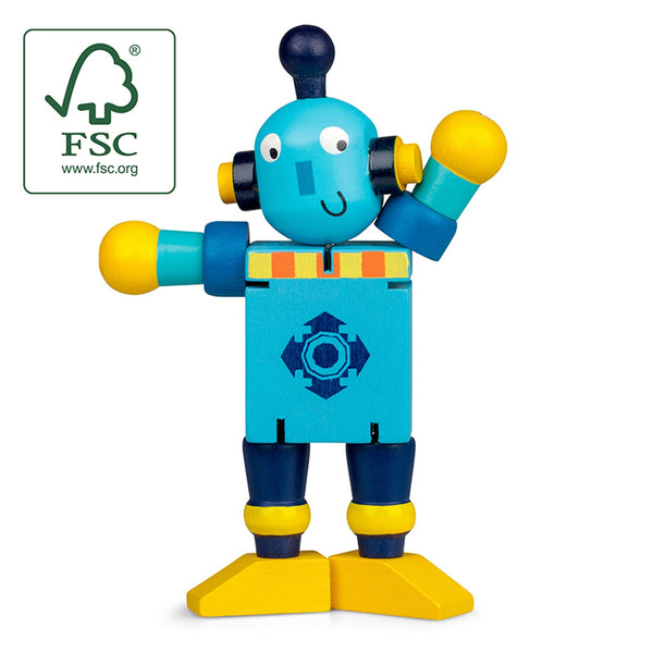 FLEXIBLE WOODEN ROBOT