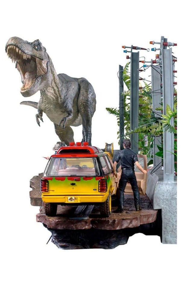 T-Rex Attack Statue - Art Scale 1/10 - Jurassic Park - Set A/B