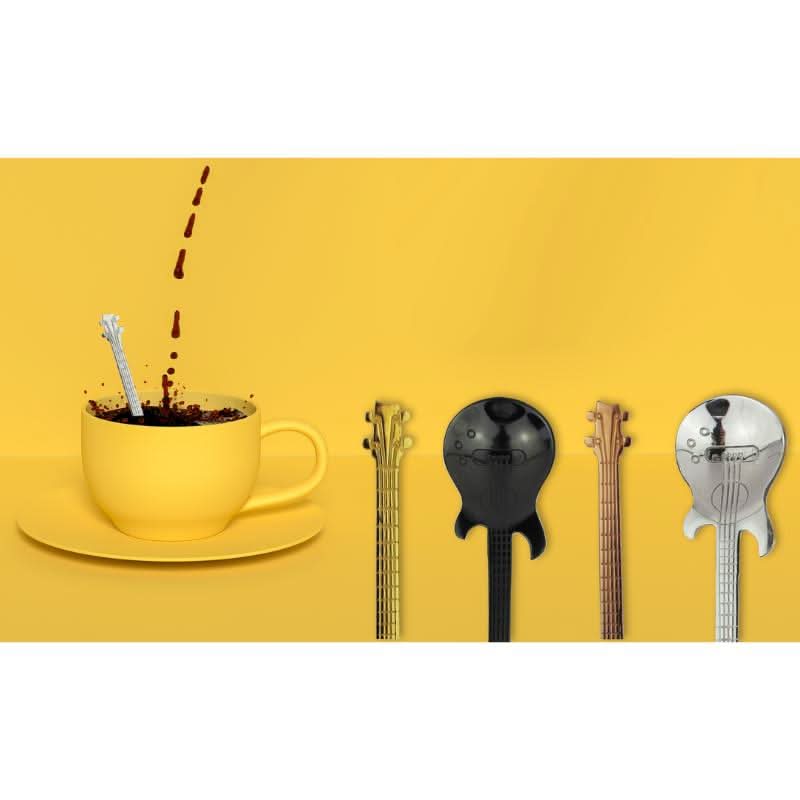 Cuillères à café Guitare – Set de 4
