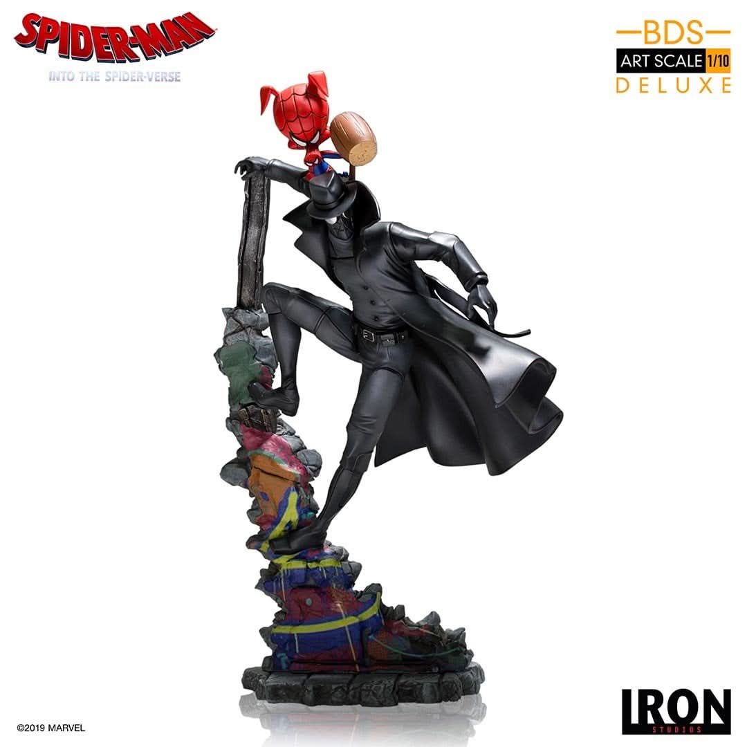 Spider Noir and Spider Ham - Spider-Man: Into The Spider-Verse - Art Scale 1/10 - Iron Studios