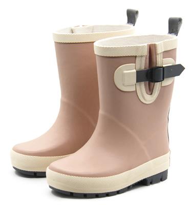 Follow the Duck: BOTTES EN CAOUTCHOUC taille: 25, rose blush