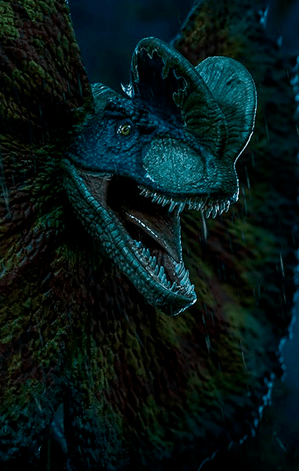Dilophosaurus Statue - Jurassic Park - Art Scale 1/10