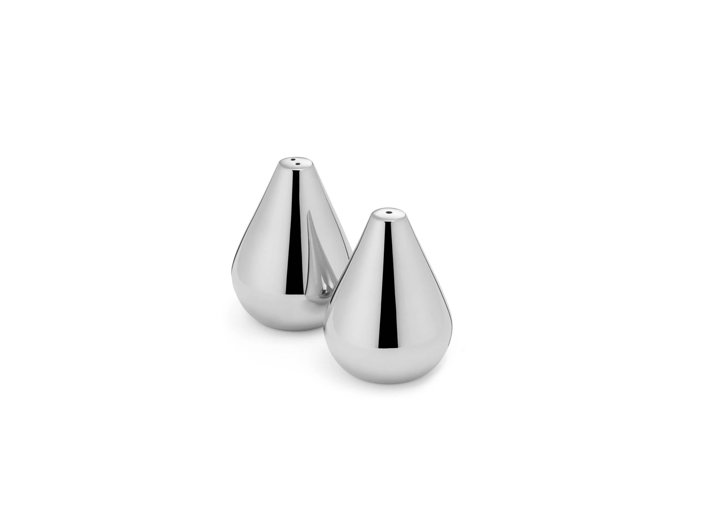 Salt and pepper on the back