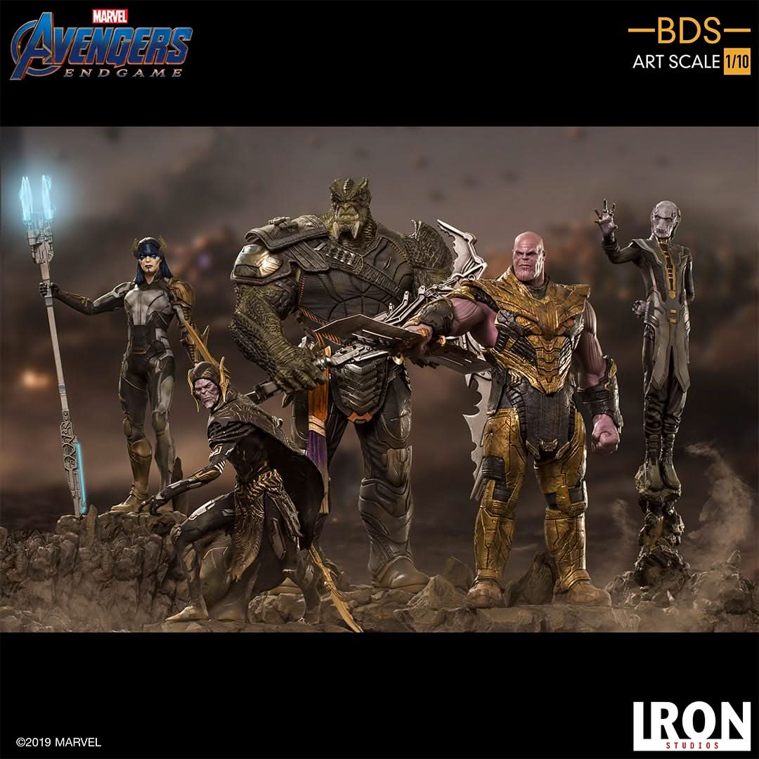 Cull Obsidian Black Order Statue - Avengers: Endgame - Art Scale 1/10 - Iron Studios