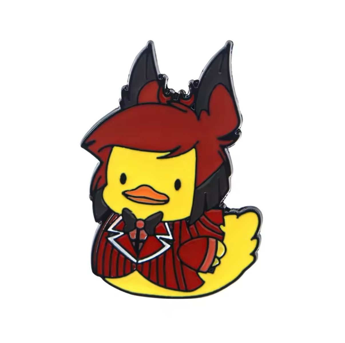 pins canard jaune demon elegant