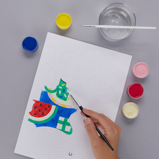 Breakfast Paint-by-Numbers Kit