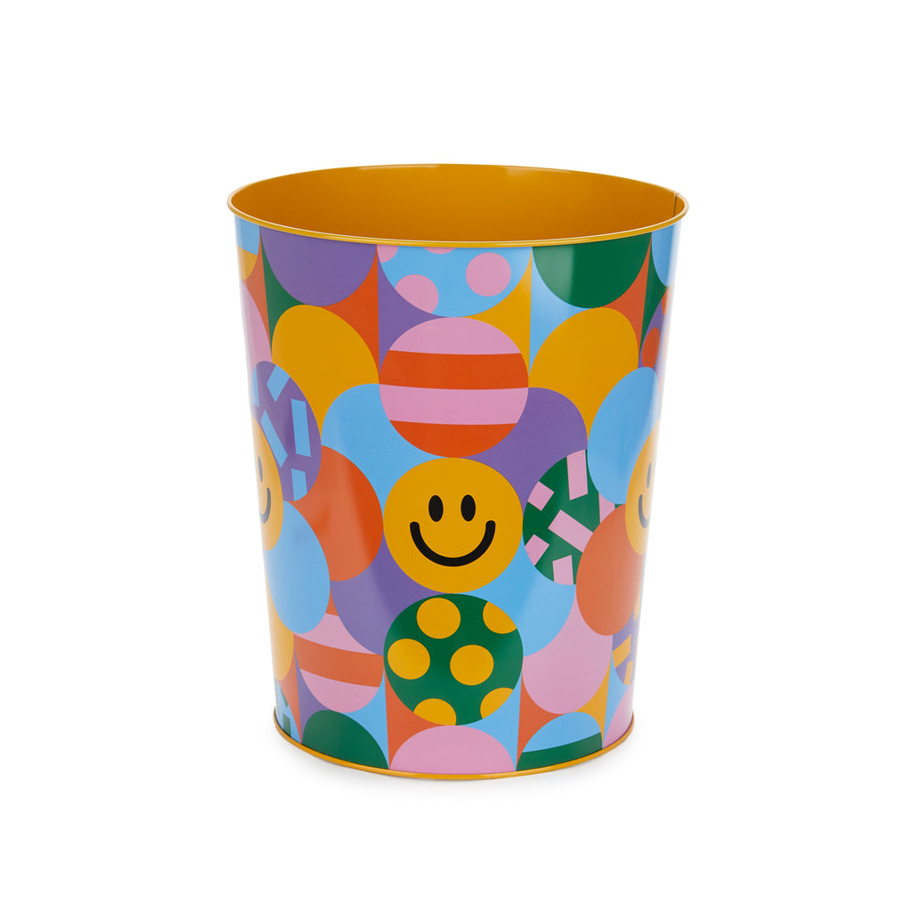 Los Pepes Smileys Wastebasket