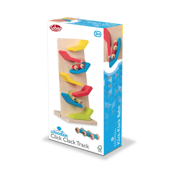 Piste Clic-Clac avec Voitures en Bois