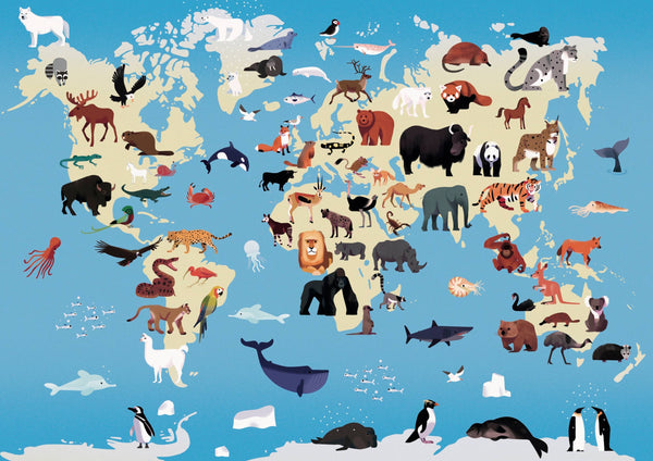 Puzzle - Animaux 500 pièces
