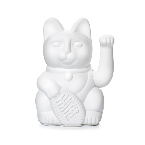 Lucky white cat