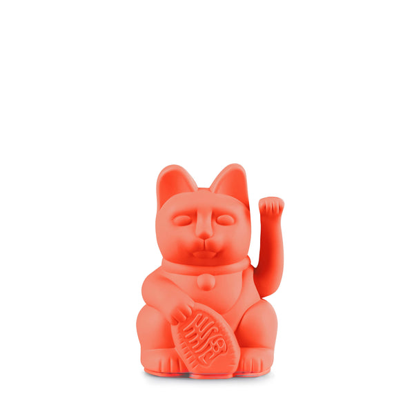 Mini Lucky Neon Orange Cat "Toki"