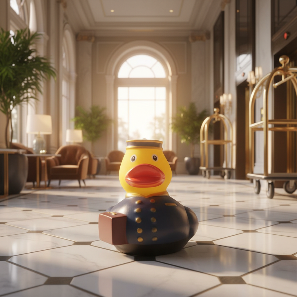 Blue Groom Duck