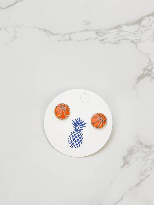 Boucles d'oreilles Basketball