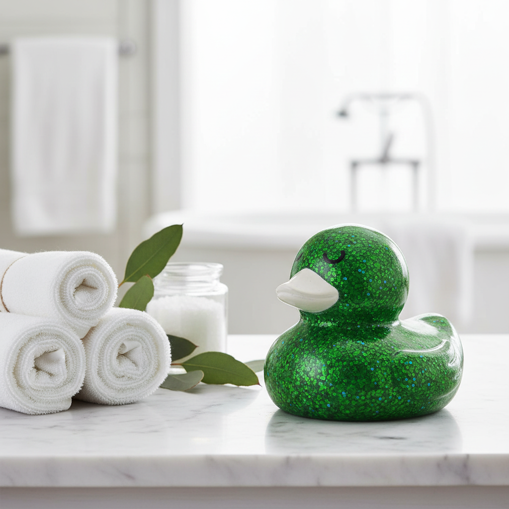 Glitter Duck - Green
