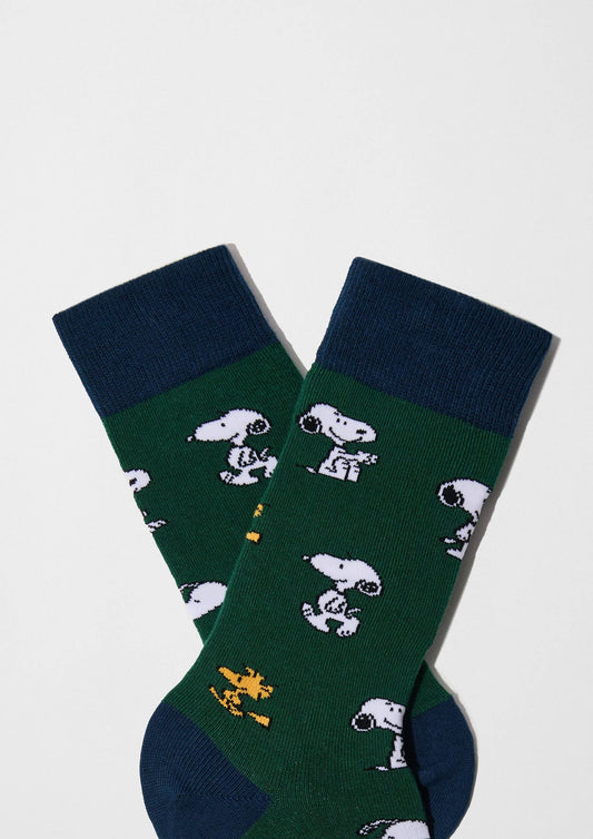 BeSnoopy Green - 100% Organic Cotton Socks