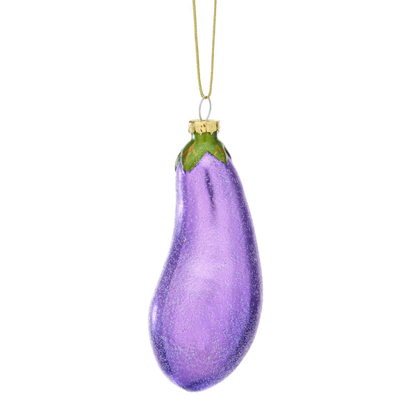 Aubergine Purple Christmas Bauble