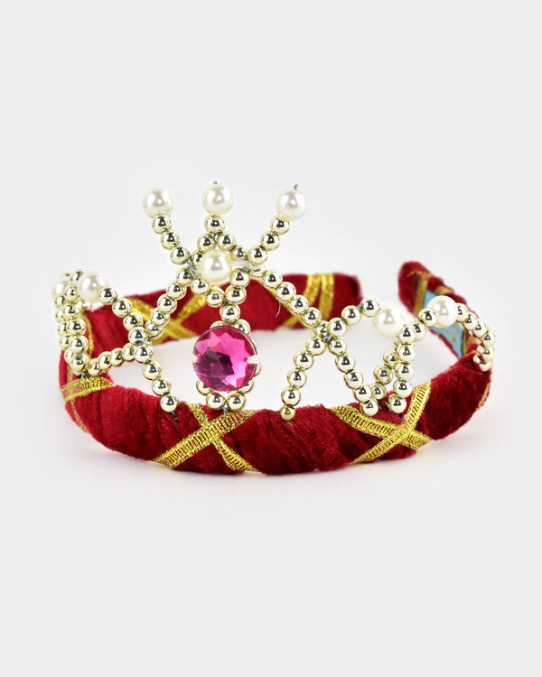 Red velvet headband 14 cm