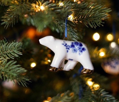 Polar Bear Christmas Decoration