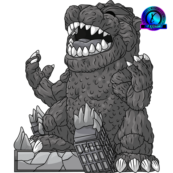 Black and White Godzilla the Destroyer