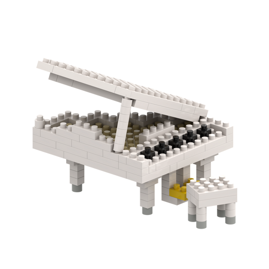 BRIXIES Piano (Grand) White