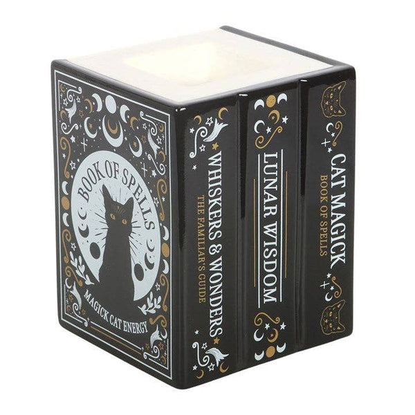 Black Cat Spell Book Tart and Oil Burner