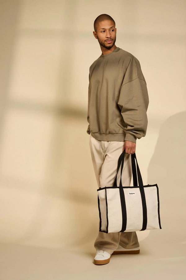Oscar Jute Tote Bag