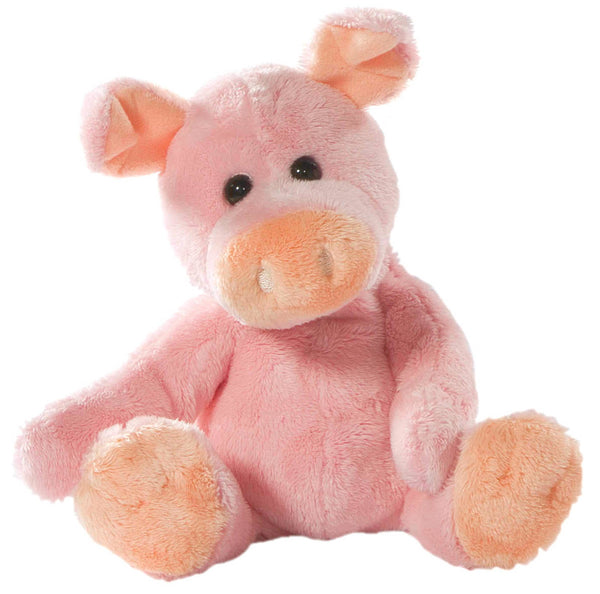 Peluche Cochon rose assis - 20 cm — Heunec
