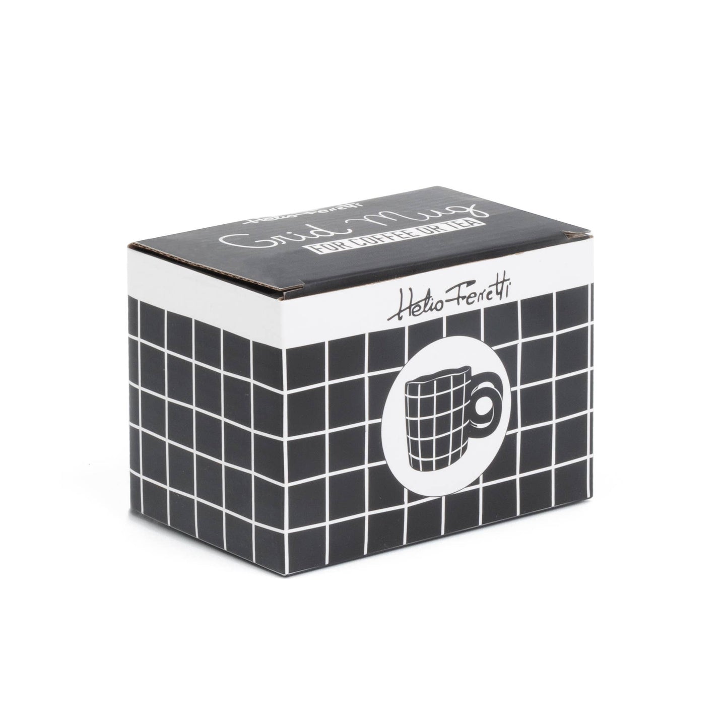 Mug Noir Fait Main Peint à la Main Helio Ferretti Vue 3