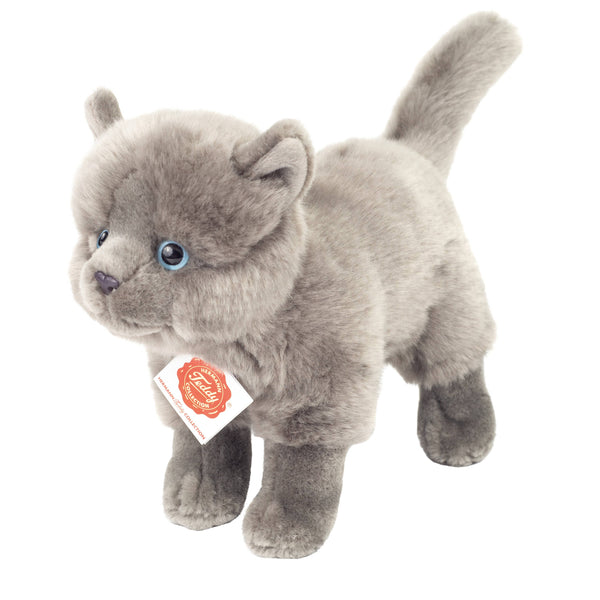 Peluche Chat Chartreux Debout - Teddy Hermann