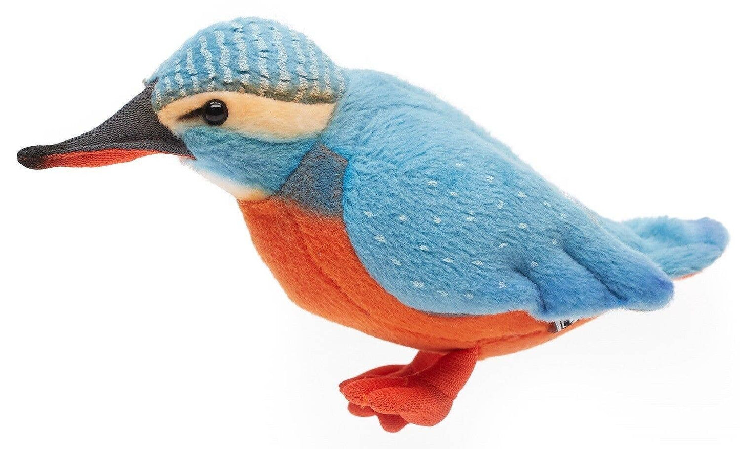 Kingfisher - 12 cm (height): bird - soft toy/plush