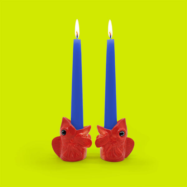Goldfish Candle Holders