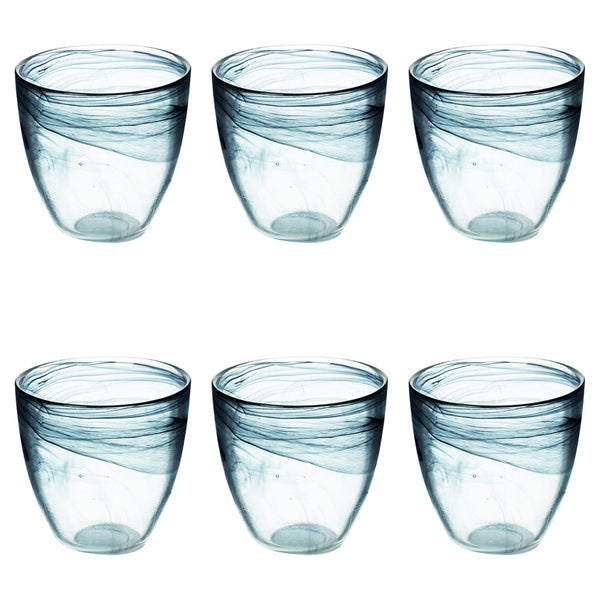 ALABASTER ROUNDED WATER GLASS 280ML BLACK - 2188561