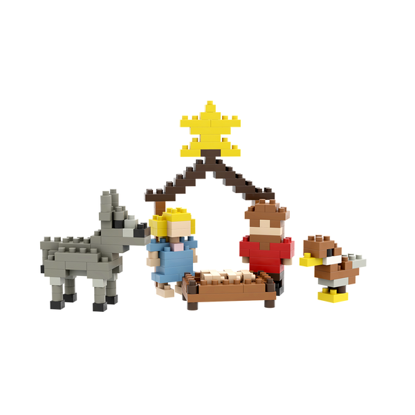 BRIXIES Postcard Nativity Scene