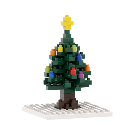 BRIXIES Postcard Christmas Tree